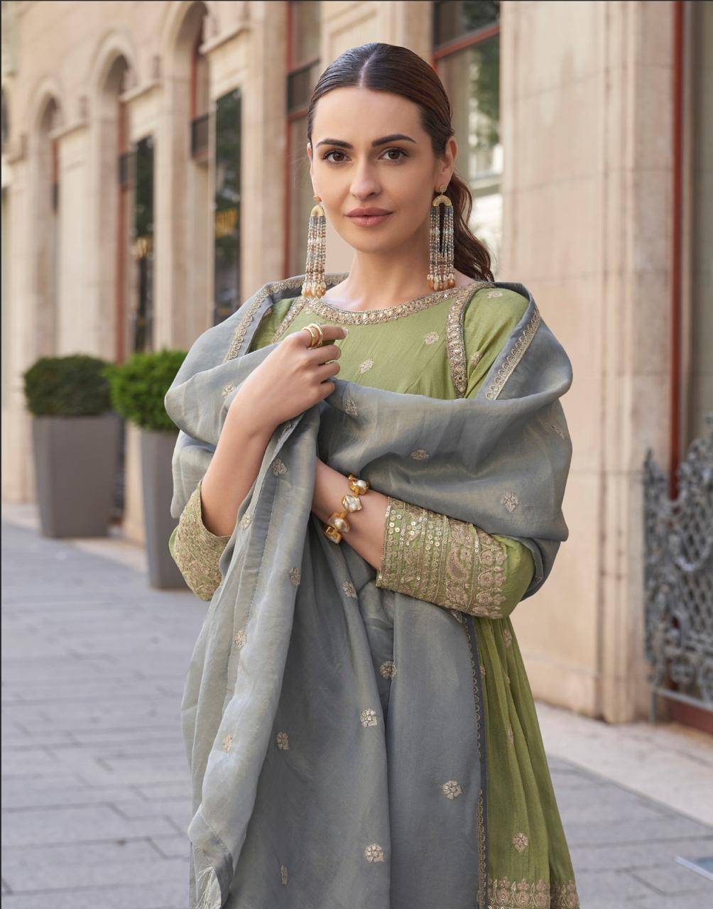 ZARA Nx by SAYURI DESIGNER 5614 To 5614 series Designer Festive Colorful Party Wear & Occasional Wear PREMIUM REAL SIMAR Stitched Dresses At Wholesale Price